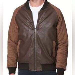 Blank NYC NWT men’s leather bomber size small